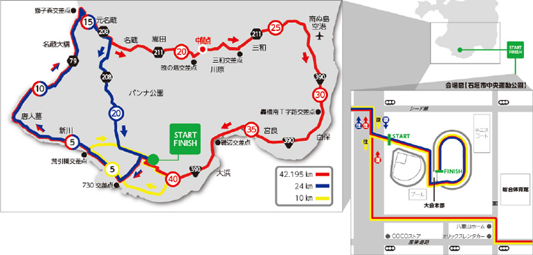 日本最南端の石垣島マラソンとは